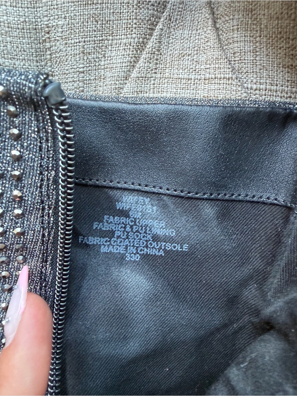 Steve Madden Rhinestone Sock Booties - Picture 3 of 4